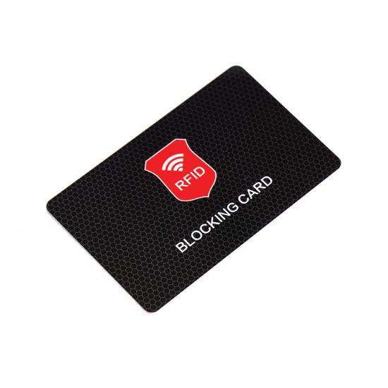 신용 은행 카드 보호를위한 rfid 차단 카드