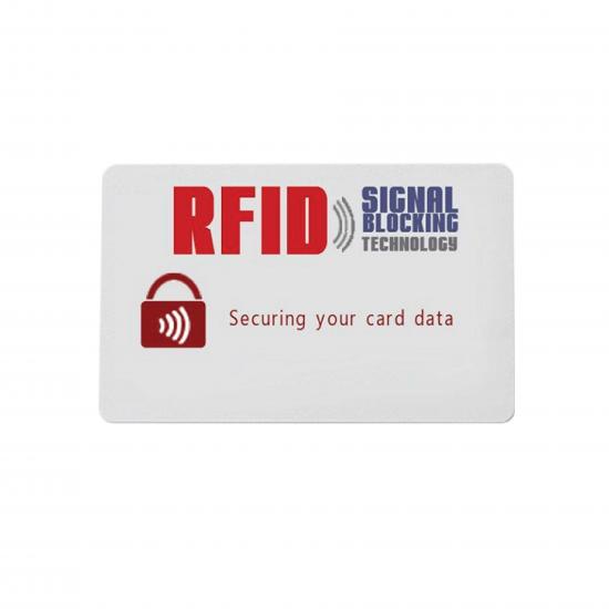 딱딱한 차폐 된 카드를 막는 rfid